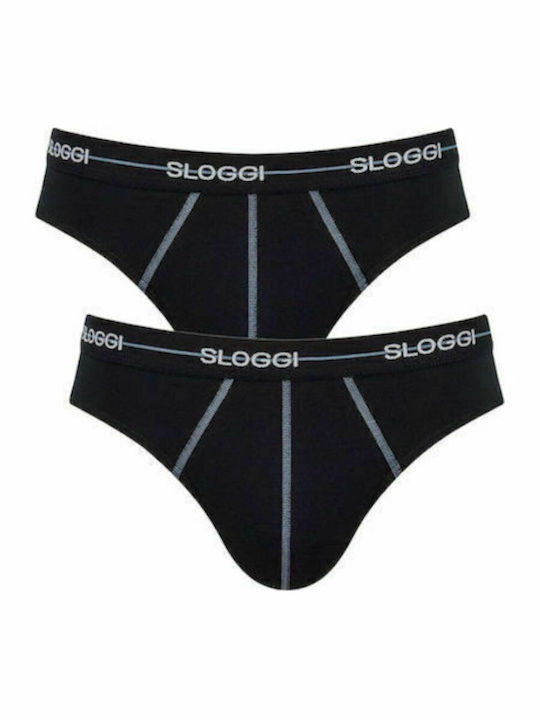Start Midi Men's Slips Black 2Pack
