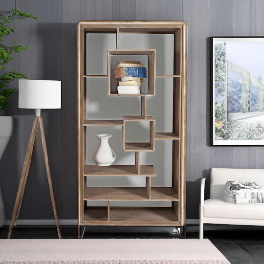 Библиотека Attari Бяла Патина 100x41x210см
