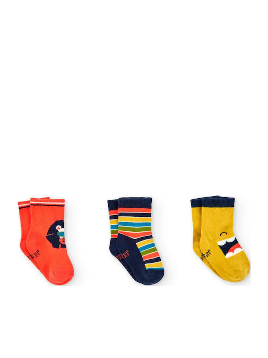 Boboli Παιδικές Κάλτσες Multicolor 3 Ζευγάρια