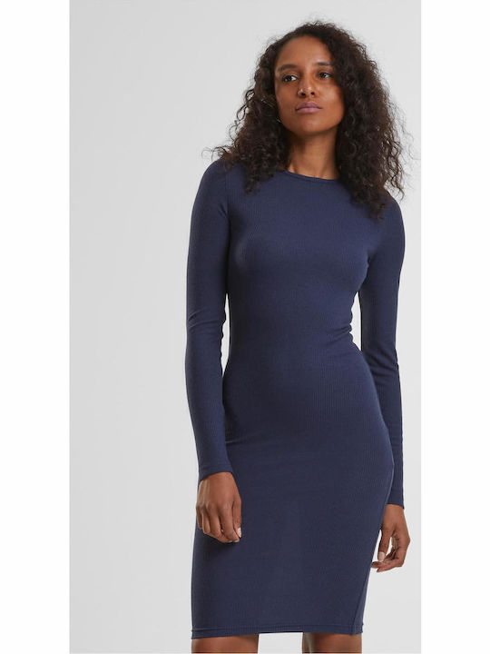 Urban Classics Gestricktes Damenkleid Navy