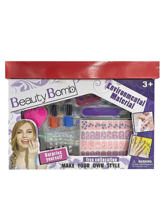 Παιχνιδολαμπάδα Κουτί Νυχιών Beauty Bomb για 3+ Ετών Bunny's