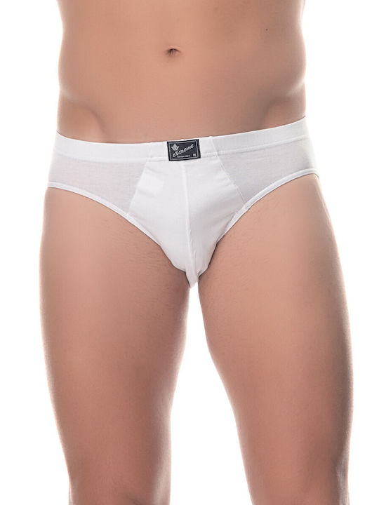 Slipuri pentru bărbați White 1Pachet