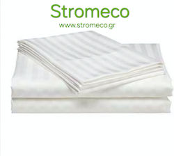 Strom Eco Hotel Duvet Cover Cotton Sateen Striped 160x240cm