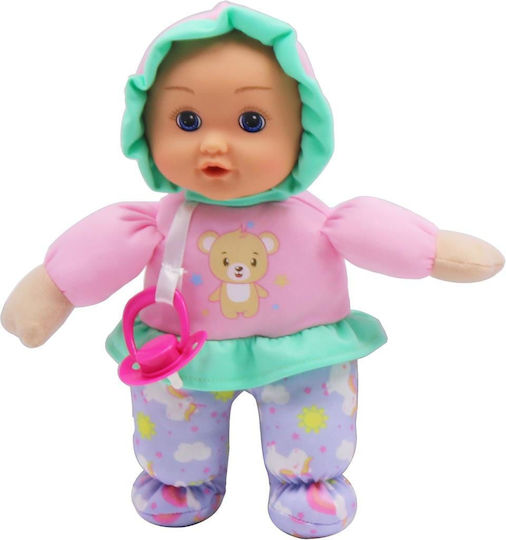 Luna Păpușă Bebe Roz Pentru 3+ Ani 22.5 Cm