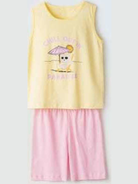 Evita Kids' Pajamas Summer Yellow