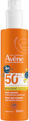 Eau Thermale Avène Enfant SPF50+ Waterproof Kids Sunscreen Spray for Face & Body 200ml
