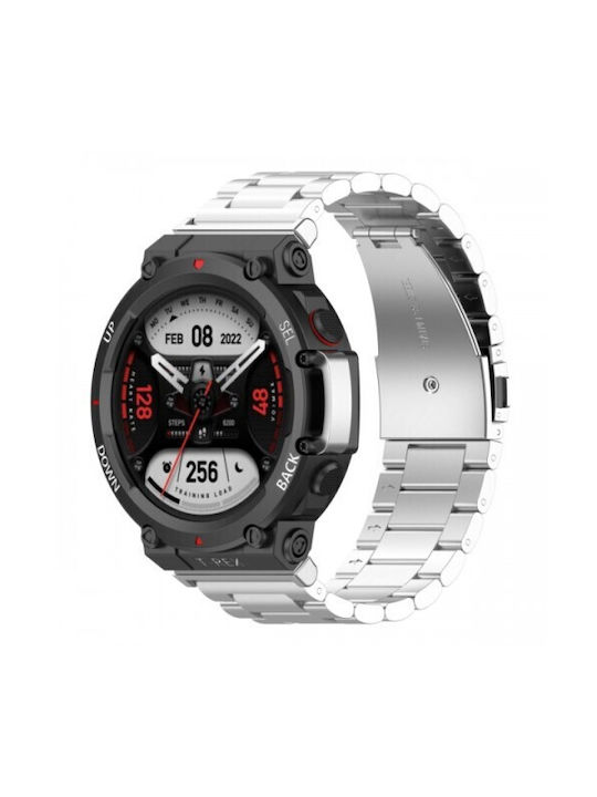 Каишка Неръждаема стомана Сребрист (Amazfit T-Rex 3)