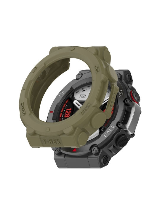 Protective Силиконов Калъф в Зелен цвят за Xiaomi Amazfit T-Rex 3