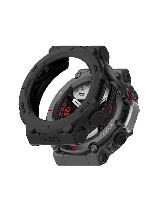 Protective Силиконов Калъф в Черен цвят за Xiaomi Amazfit T-Rex 3