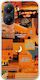 Aesthetic Orange Xiaomi Poco X7 Pro 5g Flexible TPU Transparent Silicone