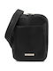 Mark Leder Herrentasche Schulter / Crossbody Schwarz