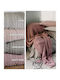 Down Town Home Aline Gestrickte Übergröße Decke 220x240cm Beige