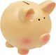 Ceramic Piggy Bank Pig 17x15x17 Cm Salmon Pink