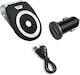 Bluetooth-Freisprecheinrichtung Auto Wireless Kfz-Ladegerät 2-Port USB-A Schwarz