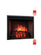 Insert Luca 23 Wall Mounted Electric Fireplace 1800W 58.5x45cm Black