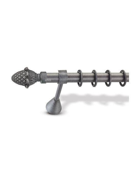 Enis by Domus Metalic Galerie pentru perdele Con de pin Simplu Φ25mm 240buc Pine cone