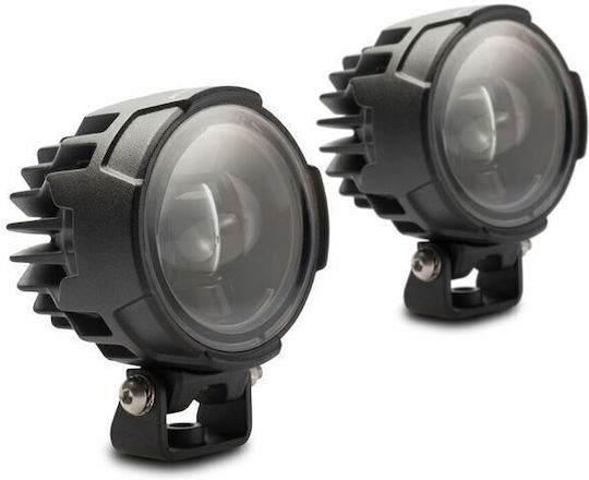 Sw-motech Lichtkit LED Front Evolution Rechts Links Nsw.05.845.61000/b Klare Linse 1 Stück Schwarz