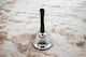 Metallic Bell for Hotel Reception with Diameter 7.5cm. Silver 1pcs