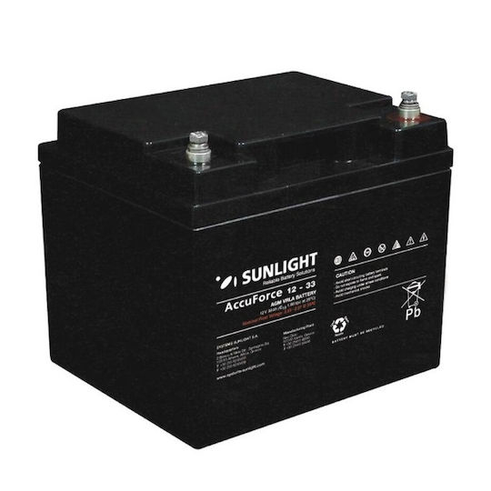 SunLight Accuforce Baterie Fotovoltaică AGA 12V 34.6Ah C20