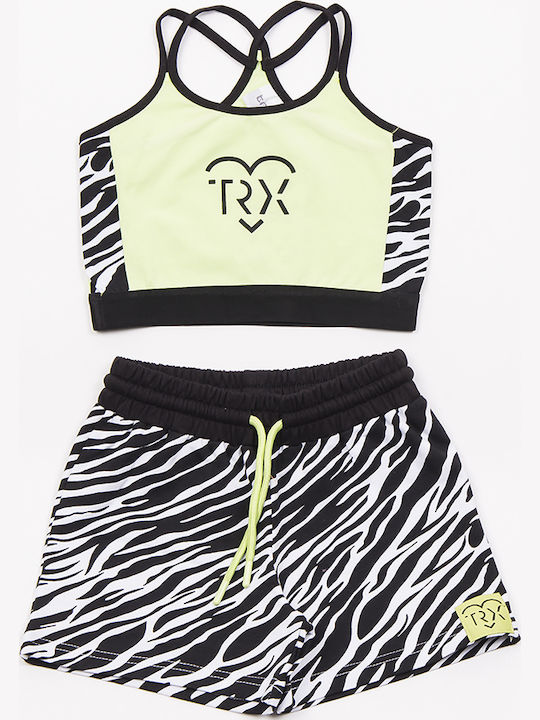 Kinder-Set mit Shorts Sommer 2Stück Lime