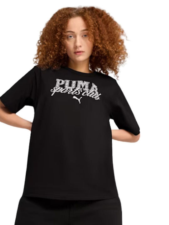 PUMA Damen T-Shirt Schwarz