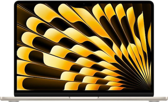 Apple MacBook Air 13.6" IPS Retina Display (M4-10-Core/16GB/256GB SSD/8-Core GPU) with 30W Charger Starlight (GR Keyboard)