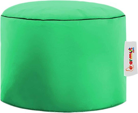 Πουφ Hocker Green 55x55x30cm