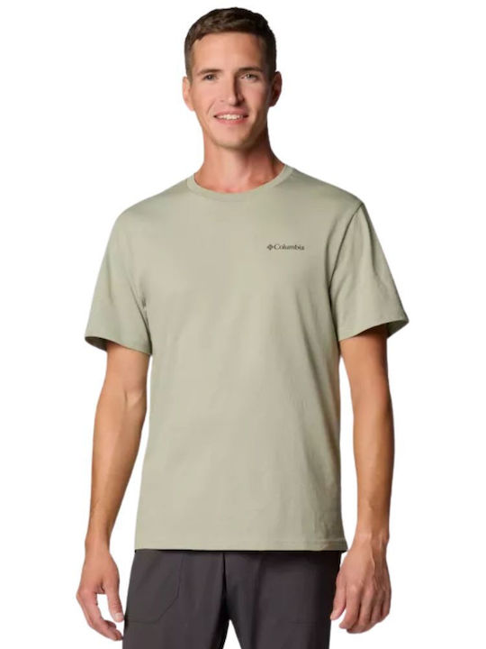 Columbia Barton Springs Αθλητικό T-shirt Πρασινο