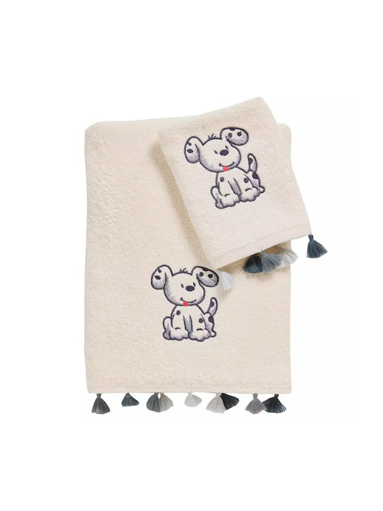 Das Home Set Babyhandtücher 2 Stück Grey Gewicht 480gr/m²