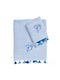 Das Home Σετ Βρεφικές Πετσέτες 2τμχ 4966 Blue Βάρους 480gr/m²