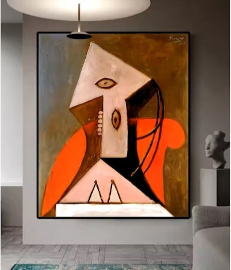Маслена картина "Абстрактно лице" платно 40x50см Etoile Tr-095