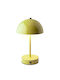 Kaemingk Tischlampe LED mit Gelb Schirm und Basis