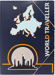 Elastikmappe B'log Traveller A4 Anker Elastikmappe B'log Traveller A4 Anker