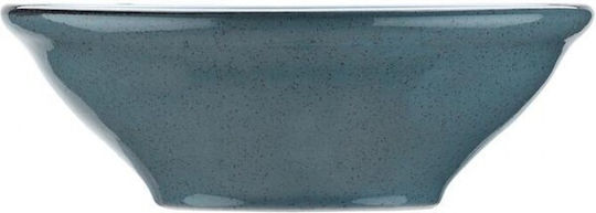 Max Home Mood Servierschüssel Rund aus Porzellan Blau