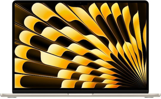 Apple MacBook Air 15.3" IPS Retina Display (M4-10-Core/24GB/512GB SSD/10-Core GPU) with 35W Charger (Dual Port) Starlight (Greek Keyboard)