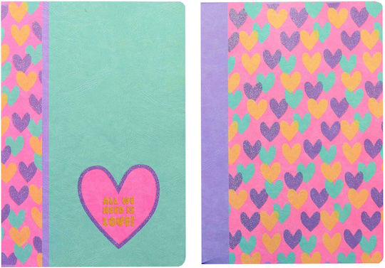 Ancor Notebook Ruled A5 48 Sheets 1pcs (Μiscellaneous colours)
