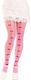 Leg Avenue Heart & Bows Sexy Κάλτσες Ροζ