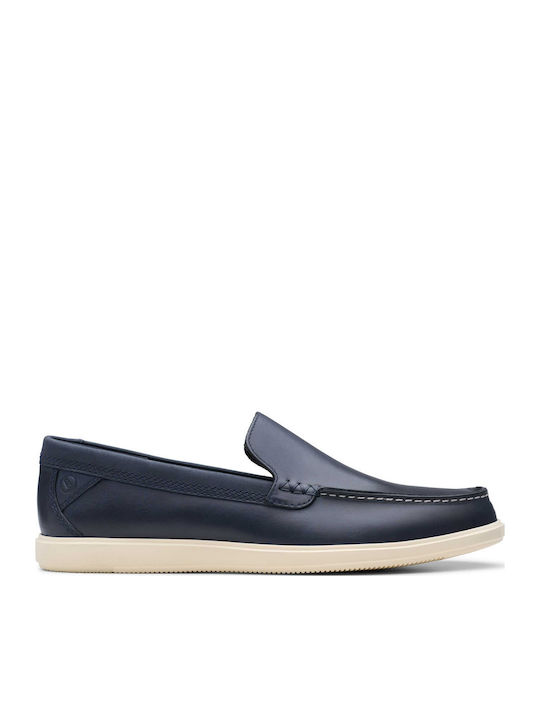BRATTON LOAFER Δερμάτινα Ανδρικά Loafers σε Μπλε Χρώμα