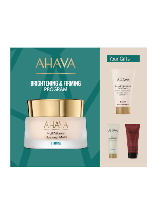 Ahava Комплект за грижа за кожата за Блясък, Стягане на кожата & Против стареене 4бр