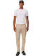 Pantaloni Chino Elastic Beige