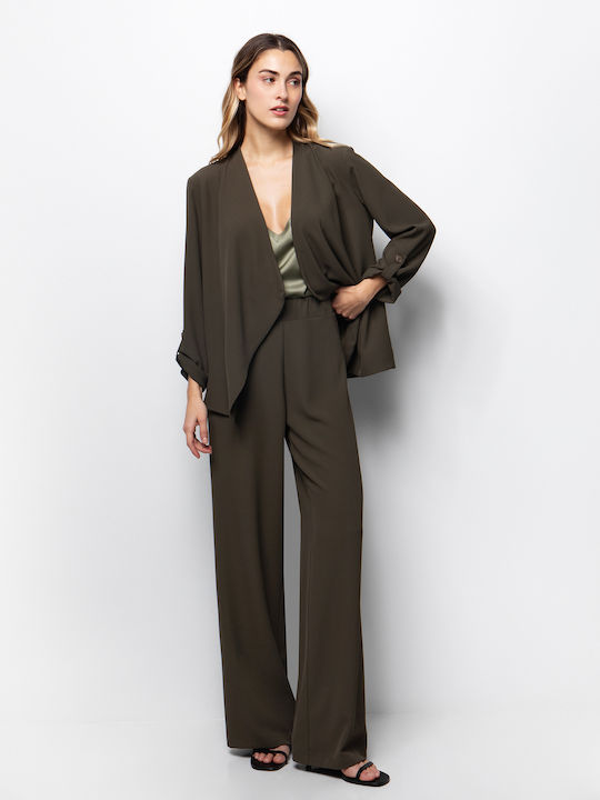 Toi&Moi Blazer pentru femei Sacou Kaki