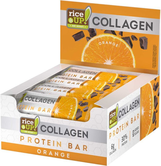 RiceUp Riegel Protein mit Geschmack Orange 15x50gr