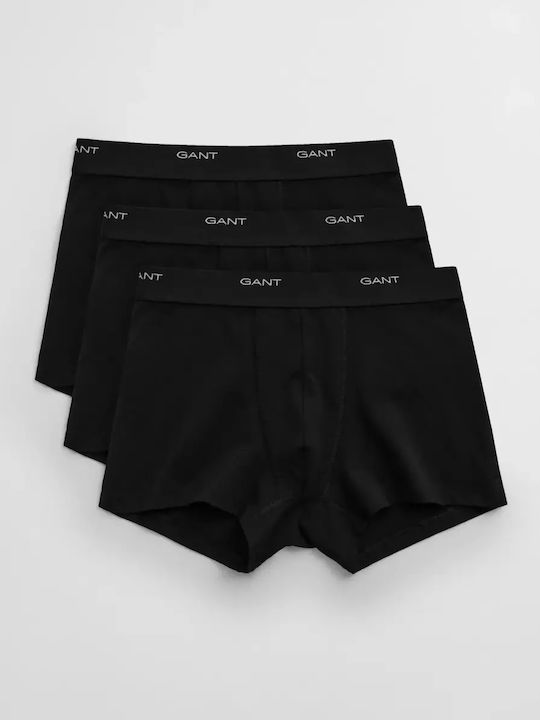 Gant Men's Boxers 3Pack Black
