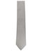 Boss Men's Tie Silk Printed in Silver Color