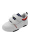 Corradino Παιδικά Sneakers με Σκρατς Λευκά