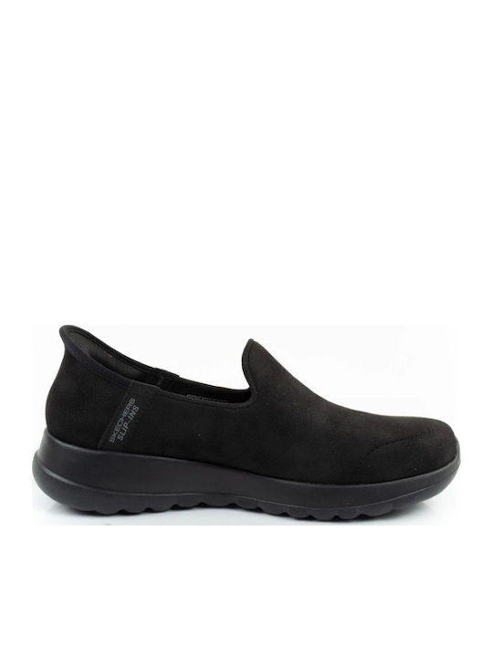 Go Walk Joy Women's Canvas Slip-Ons Black
