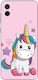 Baby Unicorn Silicone Case Θήκη Samsung Galaxy A04 Pink