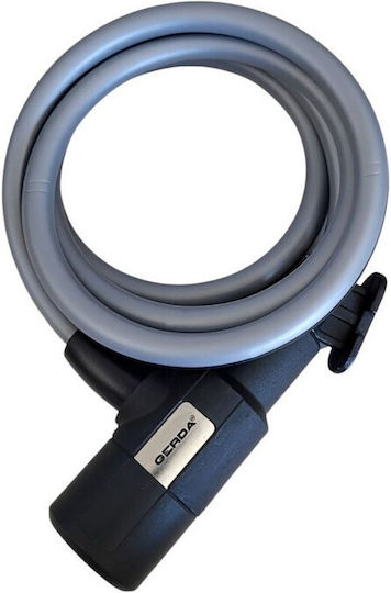 Fahrradschloss Gerda Grau Flex 150010v Osfl0150010 B3v2xp
