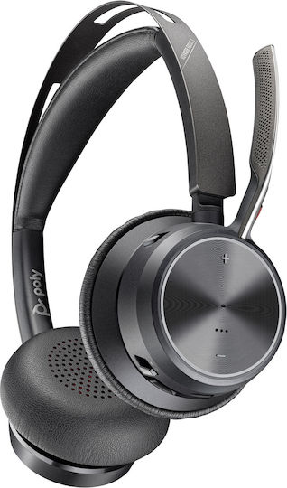 Poly Voyager Focus 2 USB-C On Ear Multimedia Ακουστικά με μικρόφωνο