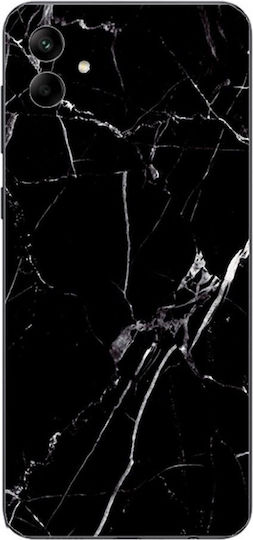 Marmor-Silikonhülle für Samsung Galaxy A04 Schwarz